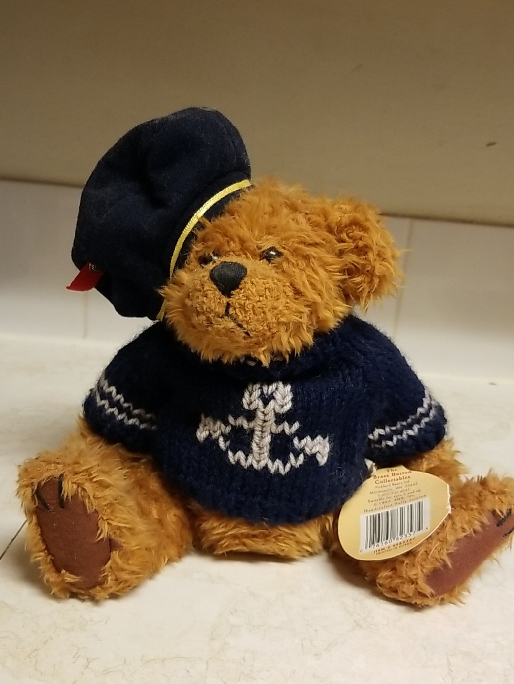 Tango The Brass Button Collectables Plush Sailor Knit Sweater Bear Vintage 1997